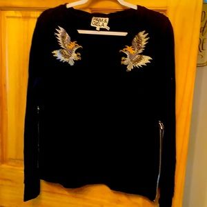 Pam and Gela Side-zip sweatshirt!